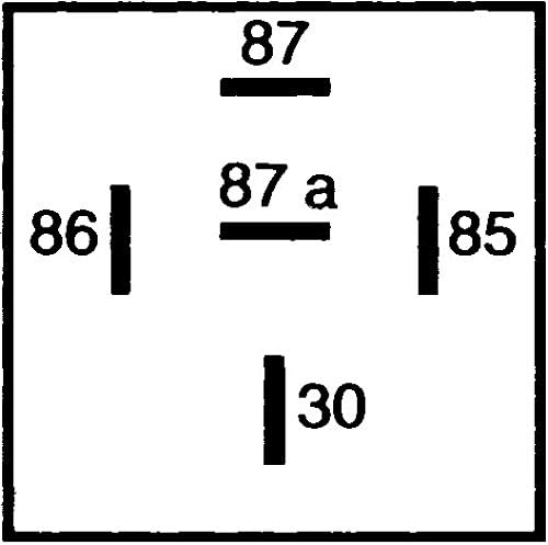 Мини-реле 24V, 5 контактов, 20A, без крепления, чёрного цвета Hella