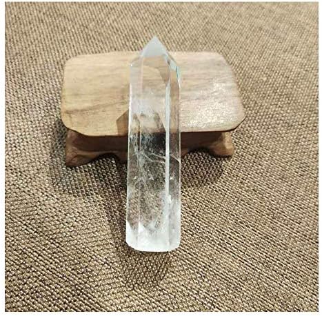 1Pcs Clear Quartz Crystal Point Natural Wand Specimen Reiki Healing Stone 60-70mm Acxico