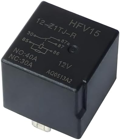 Реле HFV15 12-Z1TJ-R, 12V 40A, 5-контактное, для автомобильных систем и бытовой техники Jerwickeli