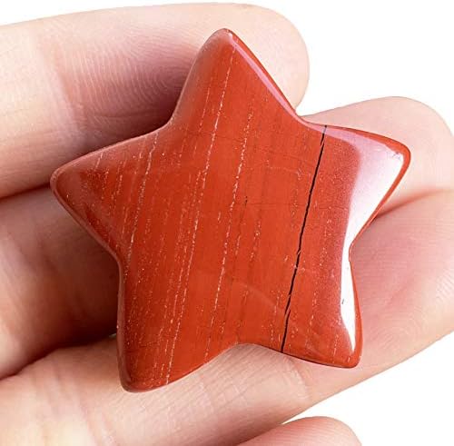 Tiger's Eye Stone Crystal Star Chakra Stones for Reiki Healing Yoga Balance Meditation Polished Mini Pocket Palm Stone 1 Inch (30mm) Fekuar