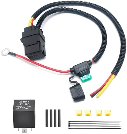 Fuel Pump Relay Wiring Kit fit for 2011-13 Jeep Dodge Ram 1500 Durango Grand Caravan for Chrysler Town & Country for Grand Cherokee Junruo