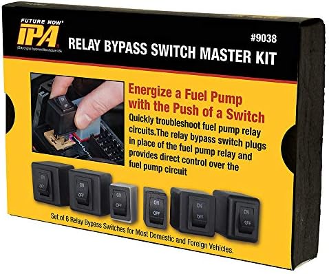 Innovative Products of America (9038) Fuel Pump Relay Bypass Master Kit, Diagnostic Scan Tool for Automotive and Truck Maintenance, 6 Piece Ipa