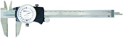 Mitutoyo 505-744 D6"XW Dial Caliper, 0"-6", 0.001" OD Carbide Jaw Mitutoyo