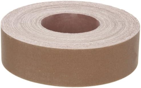 Norton K225 Metalite Abrasive Roll, Cloth Backing, Aluminum Oxide, 2" Width x 50yd Length, Grit P240 (Pack of 5) Norton