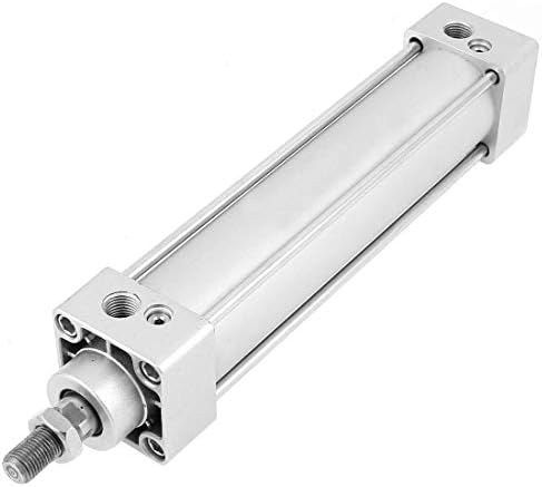 1-9/16 Inch Bore 6 Inch Stroke Pneumatic Air Cylinder, Screwed Piston Rod Dual Action (40 x 150mm) Ldexin