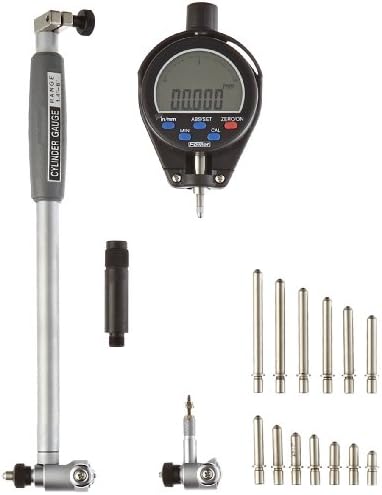 Fowler 54-646-401-0, X-Tender-E Digital Dial Bore Gage Set with 1.4" - 6"/35mm-150mm Measuring Range Fowler