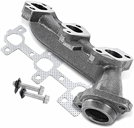 A-Premium Left Engine Exhaust Manifold Kit W/Gasket Bolts & Nuts & Washers [SOHC 6Cyl 3.7L] Compatible with Jeep Grand Cherokee/Commander 2009-2010, Liberty 2009-2012 & Dodge Nitro 2009-2011 A-Premium