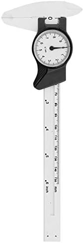 0-150Mm Plastic Dial Vernier, Caliper Measuring Tool Plastic Dial Caliper Caliper Ruler Gauge Roofessional Measure Tool (White) Eujgoov