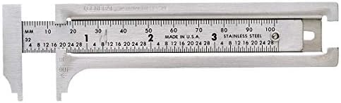 General 132ME Pocket Slide Caliper General Tools