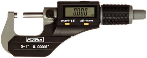 Fowler 54-870-001-0, Xtra-Value Ii Digital Micrometer With 0-1"/25MM Measuring Range Fowler