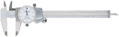 Fowler 52-008-006-2, Supreme Dial Caliper with 0-6" Measuring Range, White Fowler