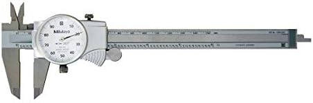 Mitutoyo 505-742J Dial Caliper, 0.1" per Rev, 0-6" Range, 0.001" Accuracy Mitutoyo