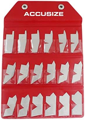 Accusize Industrial Tools 18 Pc Angle Gauge Set, 3602-5050 Accusize Industrial Tools