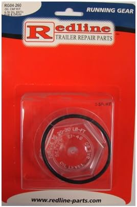 Oil Cap Kit, 6-7-K Oil Bath Hub & Drum , 5 Spoke Red Line