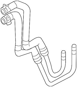 Ford AG1Z-7R081-D, Auto Trans Oil Cooler Hose Ford