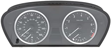 MPH Speedometer Instrument Gauge Cluster Compatible with 2006-2007 BMW 525i 62119135251 1 Factory Radio