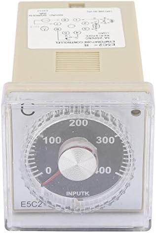 Digital K Type Input Point Temperature Controller Thermostat E5C2-R20K 0-400℃ AC 220V Hilitand