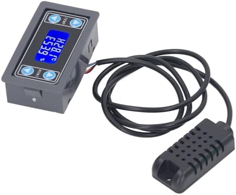 High Accuracy Temperature Humidity Controller Relay Output Digital Thermostat Humidistat Control Module with Indicator Light Hilitand