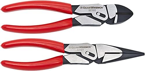 GEARWRENCH 2 Pc. 8" PivotForce™ Compound Action Plier Set - 82124 Gearwrench