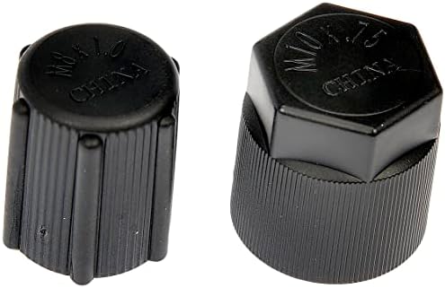 Dorman 54374 Air Conditioning Service Port Caps Compatible with Select Models, 2 Pack Dorman