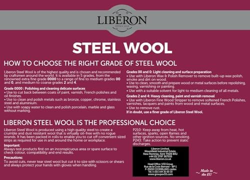 Liberon LIBSW0000G 100g Grade Steel Wool Libéron