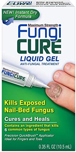 Fungicure Liquid (Жидкость) Gel (Гель) Anti-Fungal Treatment - 0.35 oz (Унции), Pack of 4 FUNGICURE