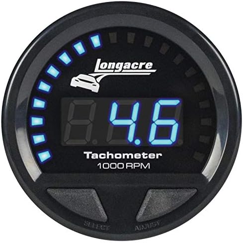 Longacre 52-46863 Digital Elite Waterproof Tach., 2-5/8 Inch Longacre