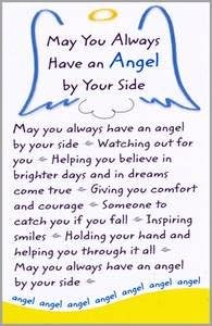 Angel by Your Side Wallet Card Blue Mountain Arts