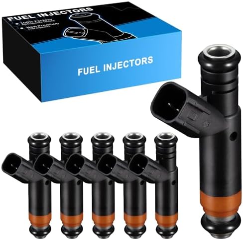 Upgraded FJ460 4.2L V6 Fuel Injectors Fits For:-Ford F150 1999-2003 F150 Heritage 2004, E150 2002-2003, E150 Econoline/E150 Econoline Club Wagon 1999-2002, E150 Club Wagon 2003 (Set of 6) YZHIDIANF