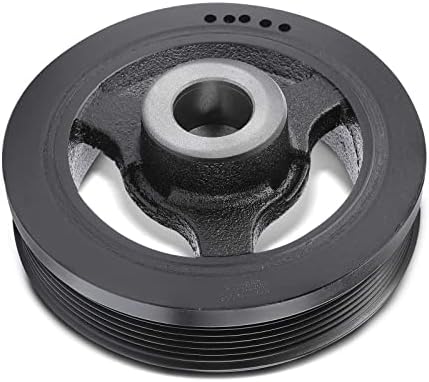 A-Premium Engine Harmonic Balancer Crankshaft Pulley Compatible with Dodge Charger 2006-2010, Challenger 2009-2010, Magnum 2005-2008 & Chrysler 300 2005-2010, SOHC 3.5L, Replace# 4792811AA A-Premium