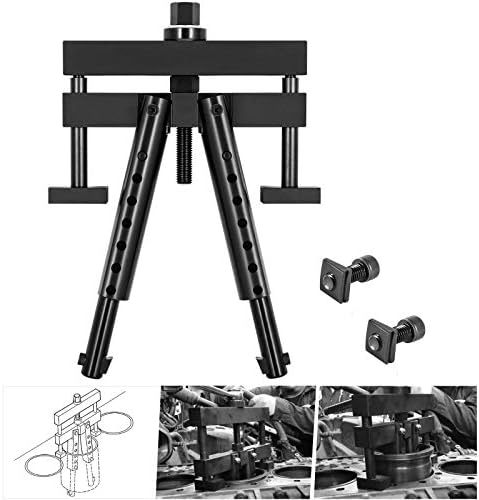 Universal Cylinder Liner Puller Assembly - Heavy Duty Diesel Engine Cylinder Liner Puller Used for Mack Cummins CAT on Wet Liner from 3-7/8” to 6-1/4” bore, Alternative to PT-6400-C M50010-B 3376015 Bonbo