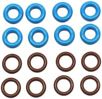 Captain O-Ring – Replacement 217-1588 Fuel Injector O-Ring Seal Kit for GM (2 sizes, 16 pieces) Captain O-Ring