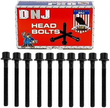 DNJ HBK624 Head Bolt Kit/for 91-04 Nissan/Frontier, Xterra, Altima, 240SX/ 2.4L L4 DOHC Naturally Aspirated Designation KA24DE Dnj