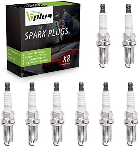 Vplus 8PCS Iridium Spark Plug 4469 LFR5AIX-11 bujías Compatible with Hyundai INFINITI Scion Suzuki Dodge RAM 1500/2500/3500 PICKUP Chrysler 200/300/ASPEN,2.4L 3.5L 3.6L L4 V6 V8 Engine Vplus