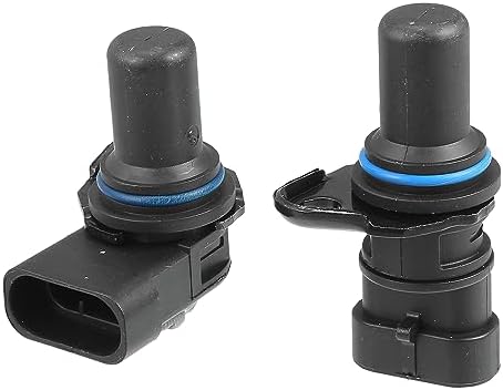 Motoforti Engine Camshaft Position Sensor and Crank Position Sensor, for Kia Rondo 2007-2010, ABS, Metal, No.39350-3E110/39350-3E120, Black, 1 Set Motoforti