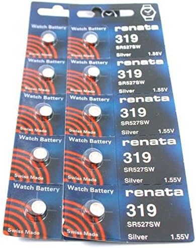 #319 Renata Watch Batteries 10Pcs Renata Batteries