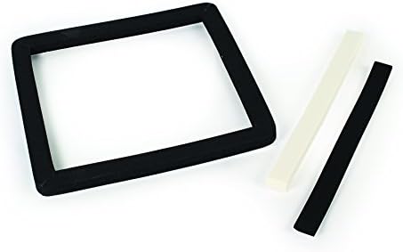 Camco 14-Inch x 14-Inch Universal Camper Roof A/C Gasket Kit | Features a Waterproof Compression Seal, Self-Adhesive Picture Frame Gasket, and Self-Adhesive Leveling Pads (25071) (Pack of 2) Camco