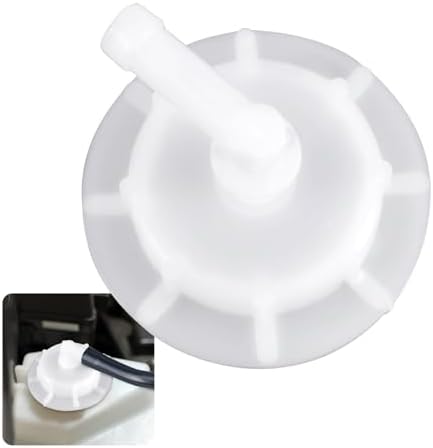 Coolant Reservoir Overflow Tank Cap, Plastic White Reservoir Lid Replacement Reliable Car Accessory for Acura, Compatible with Honda Accord Civic Pilot Nqeuepn