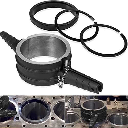 7040 Piston Ring Compressor Tool, Piston Ring Compressor Adapter & Anti-Polishing Ring Kit For Cummins ISX QSX, Caterpillar (CAT) 3400, C-15 5.4" bore Camoo