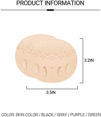 Мягкие подушечки для передней части стопы из сетчатой ткани, невидимые носки для высоких каблуков, набор 10 пар SooGree