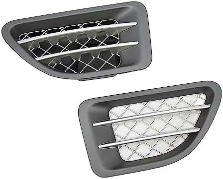 Front Side Grille,Car Side Vents JAK500330WWH Side Air Vent Grille Cover Trim Replacement for Range Sport L320 Tbest