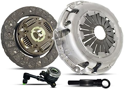 Clutch With Slave Kit Compatible with March Note Tiida Versa Advance Sense Drive Sr 1.6 S Plus 2009-2019 1.6L 1598CC l4 GAS DOHC Naturally Aspirated (06-878S) Southeastclutch