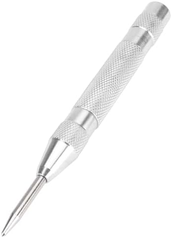 Performance Tool W7551 5-Inch Adjustable Automatic Center Punch with Heavy Duty Hardened Steel Metal for Precise and Accurate Hole Punching Performance Tool