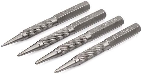 HORUSDY 4-Piece Nail Setter Punch and Center Punch Set Horusdy