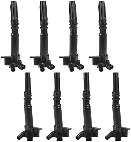 JDMON Ignition Coils Pack Replacement for F150 2010-2014 F250 F350 Super Duty 2011-2017 E350 Super Duty 2017 6.2L Repalce UF-631 UF-639 C1800 AL3Z-12029-B AL3Z-12029-A (4 Right and 4 Left) JDMON