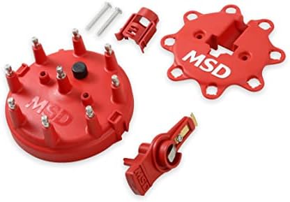 MSD 8482 Distributor Cap and Rotor Kit Red Msd