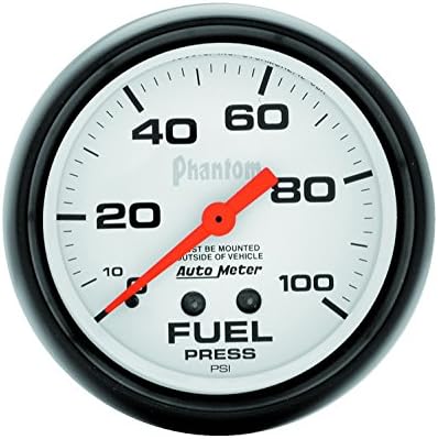 Auto Meter 5812 Phantom Mechanical Fuel Pressure Gauge Auto Meter