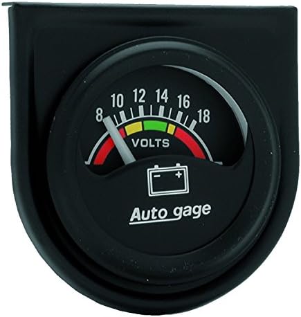 AUTO METER 2356 Autogage Electric Voltmeter Gauge , 1.500 in. Auto Meter