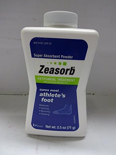 Zeasorb Treatment Powder (Порошок), 2.5oz (Pack of 4) Zeasorb