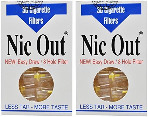 Set of 2 As Seen on TV Nic Out Cigarette Low Nicotine Filter Psi